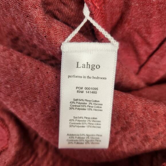 Lunya Lahgo Restore Double Faced Pant Sweatpant Jogger Red Size Large NWOT - Picture 8 of 10